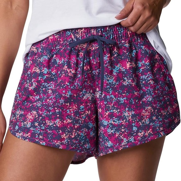 Columbia Other - COLUMBIA women’s 3X bogota bay stretch printed swim trunks shorts 6” inseam NWT